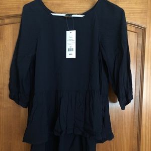 French Connection Blouse - Navy - Size M- Tags on